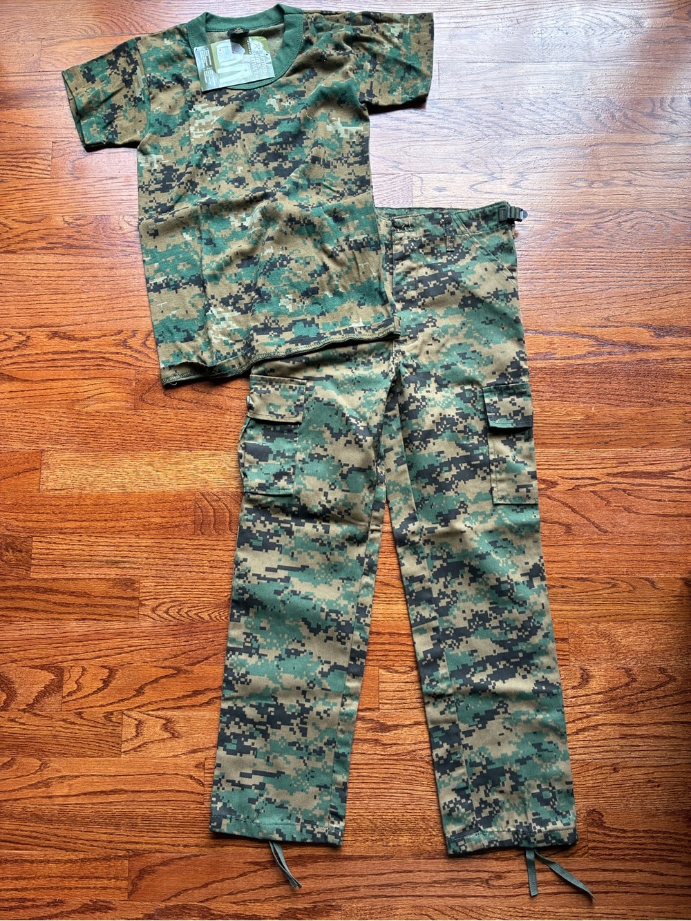 Rothco Kids Camouflage Carho BDU Fatigues Set NWT M 10/12